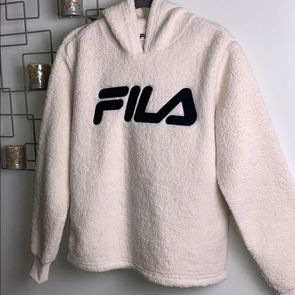 Fila Sherpa Fleece Hoodie - Picture 3 of 7